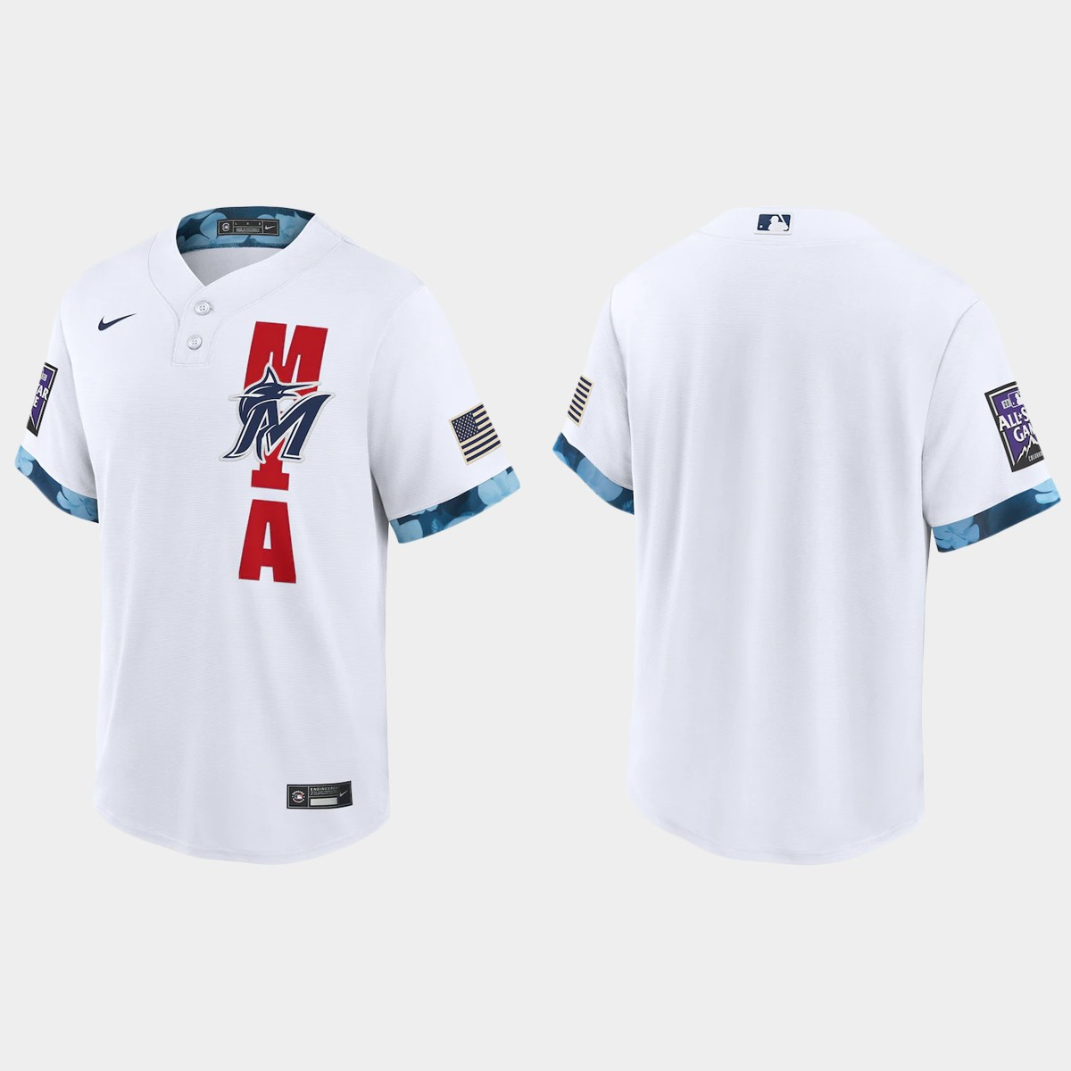 Personalized Miami Marlins 2021 Mlb All Star Game Fan’s Version White Jersey