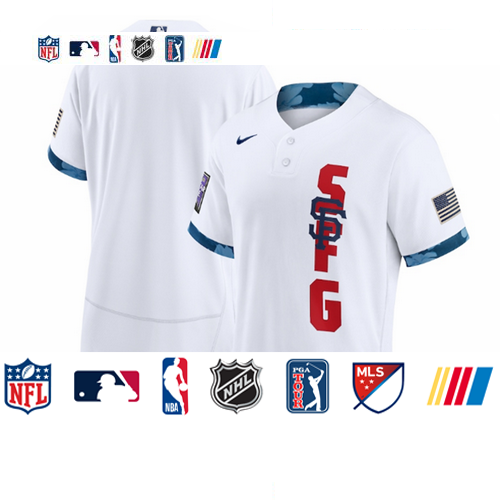 Personalized San Francisco Giants Blank 2021 White All-Star Flex Base Stitched MLB Jersey