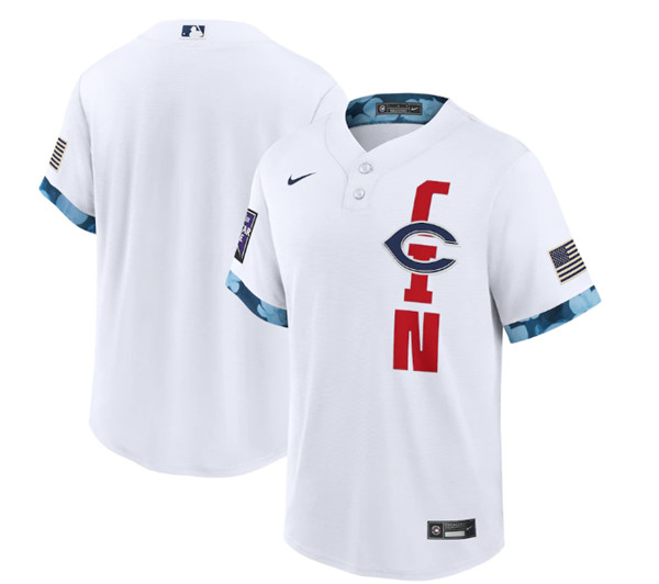 Personalized Men’s Cincinnati Reds Blank 2021 White All-Star Cool Base Stitched MLB Jersey
