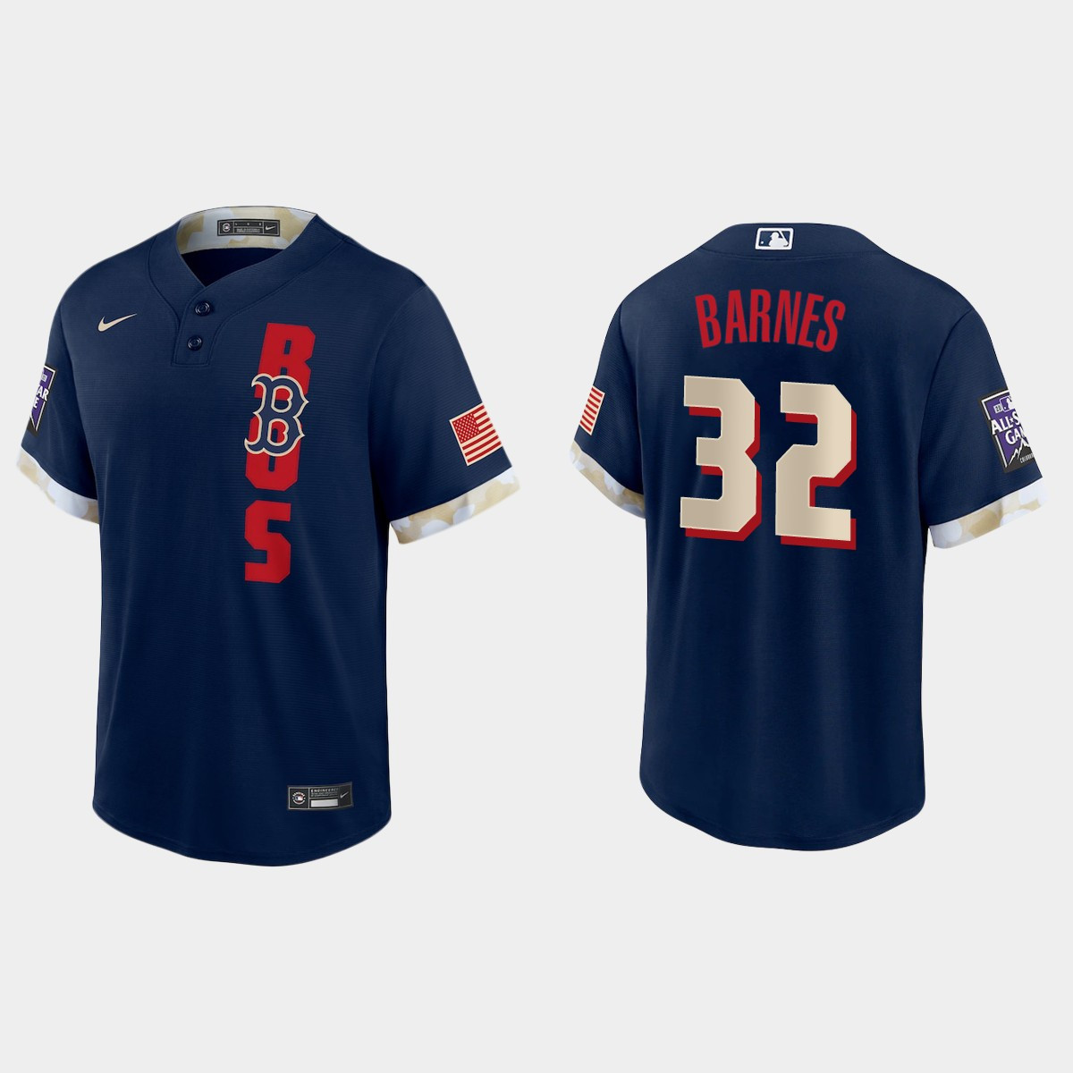 Personalized Boston Red Sox #32 Matt Barnes 2021 Mlb All Star Game Fan’s Version Navy Jersey