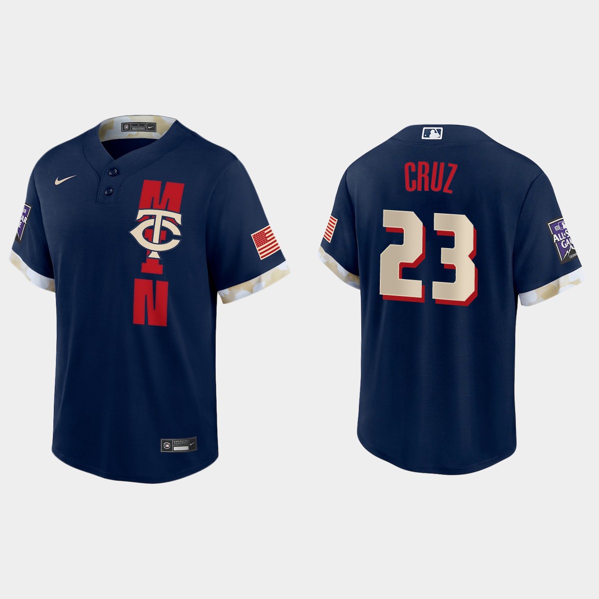 Personalized Minnesota Twins #23 Nelson Cruz 2021 Mlb All Star Game Fan’s Version Navy Jersey