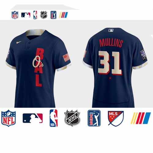 Personalized Baltimore Orioles #31 Cedric Mullins 2021 Mlb All Star Game Authentic Navy Jersey
