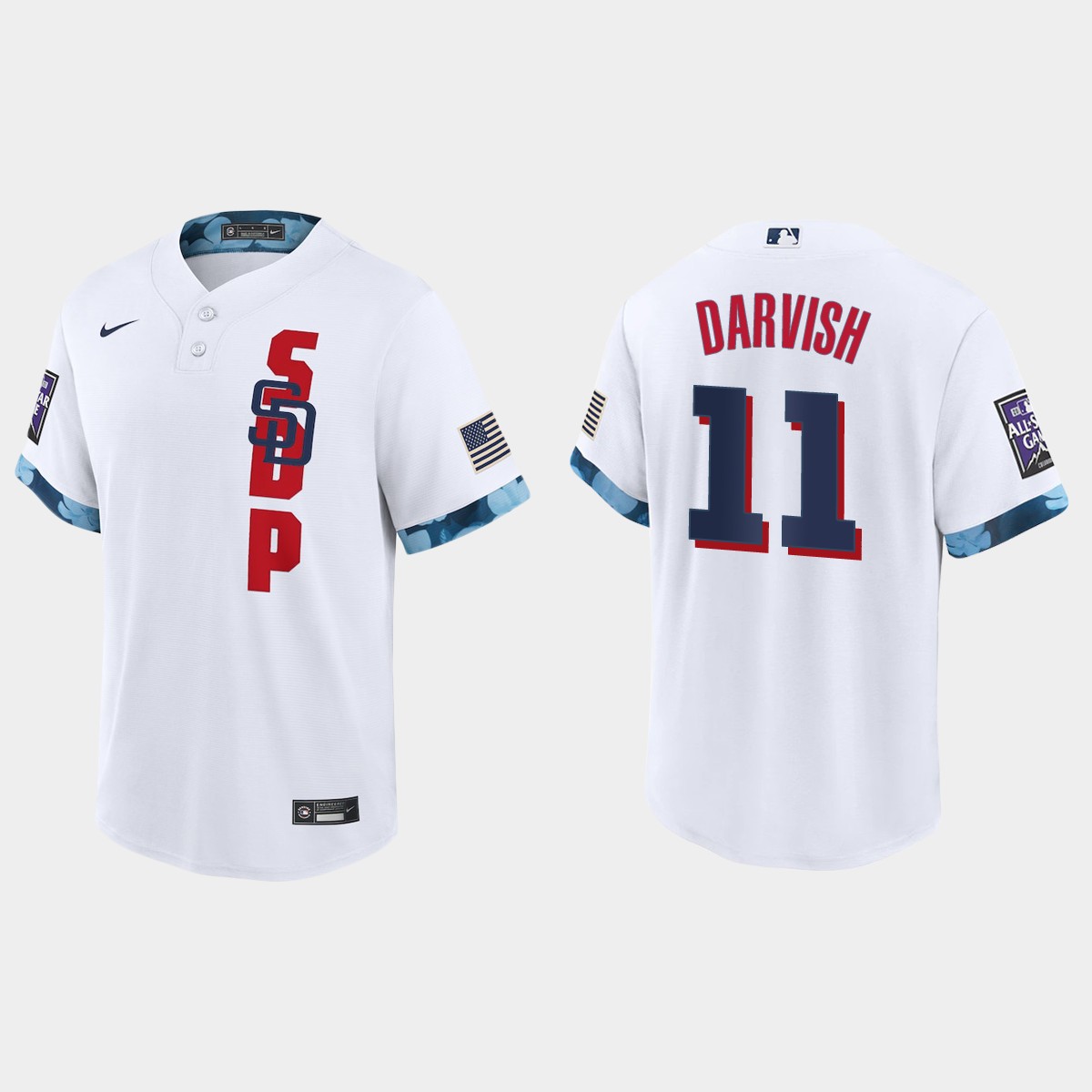 Personalized San Diego Padres #11 Yu Darvish 2021 Mlb All Star Game Fan’s Version White Jersey