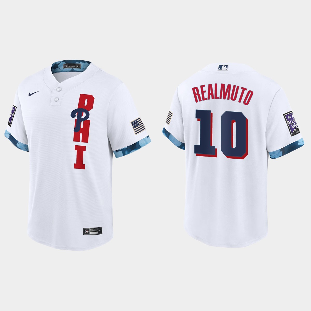 Personalized Philadelphia Phillies #10 JT Realmuto 2021 Mlb All Star Game Fan’s Version White Jersey
