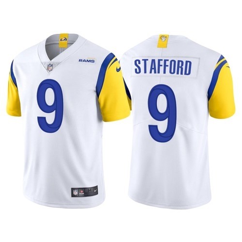 Personalized Rams 9 Matthew Stafford White Untouchable Limited Jersey