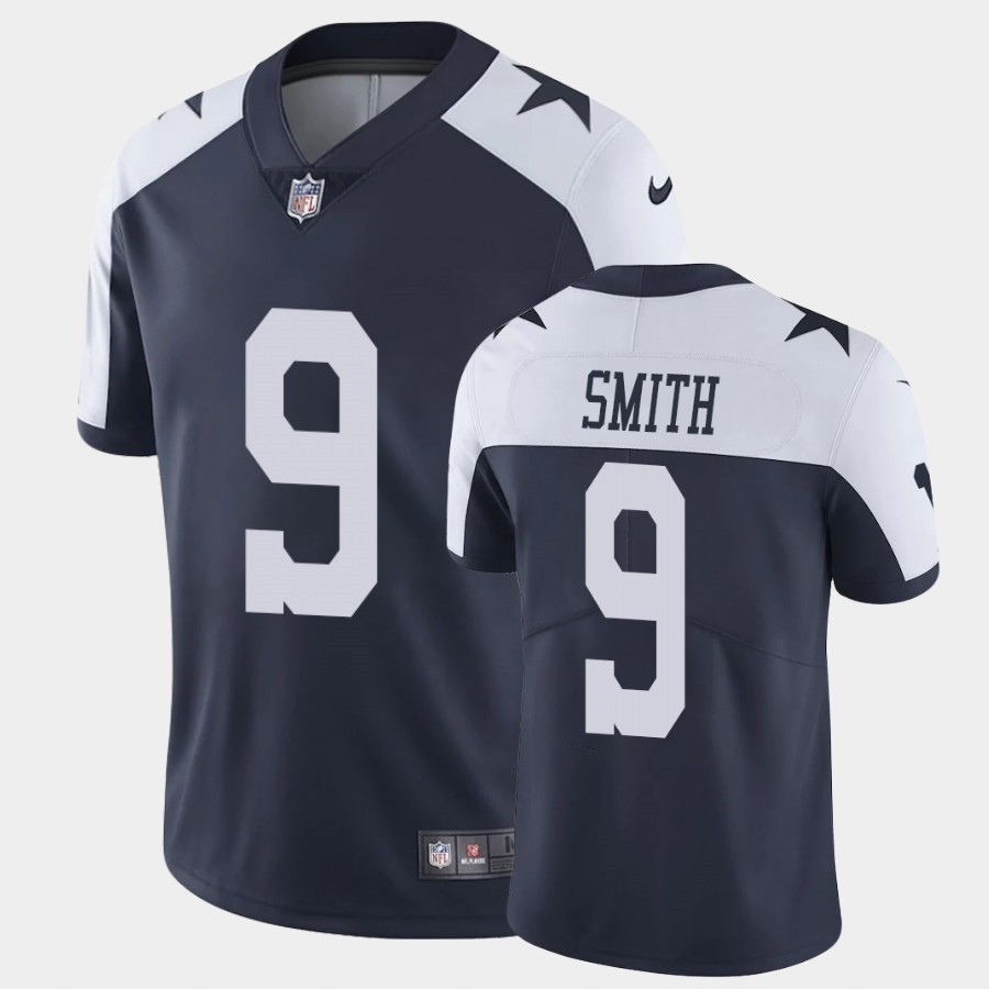 Personalized Dallas Cowboys #9 Jaylon Smith Limited Navy Blue Jersey