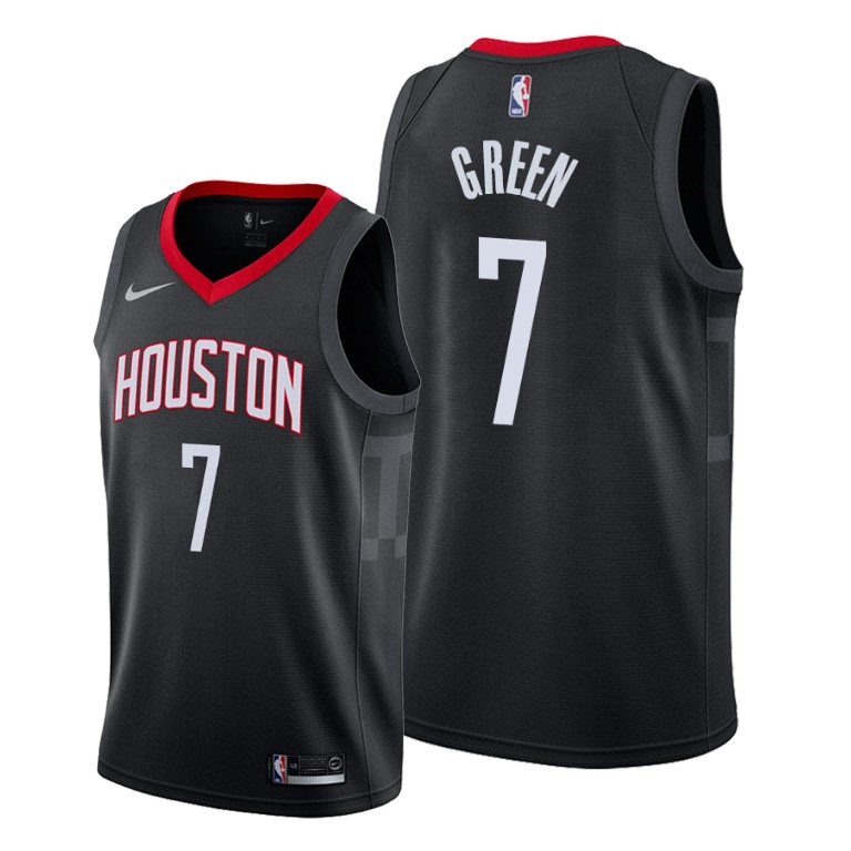Personalized Houston Rockets #7 Jalen Green Black Jersey 2021 NBA