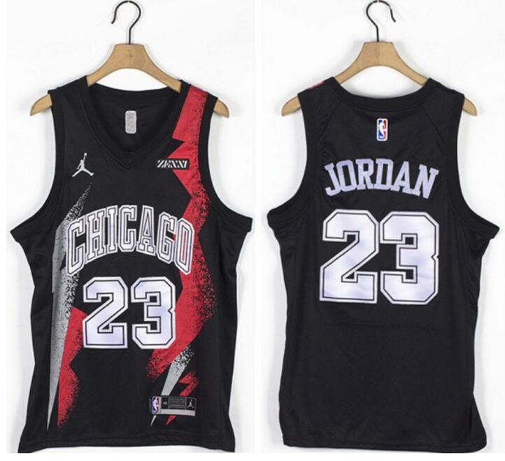 Personalized Bulls 23 Michael Jordan Black Jordan Brand Swingman Jersey