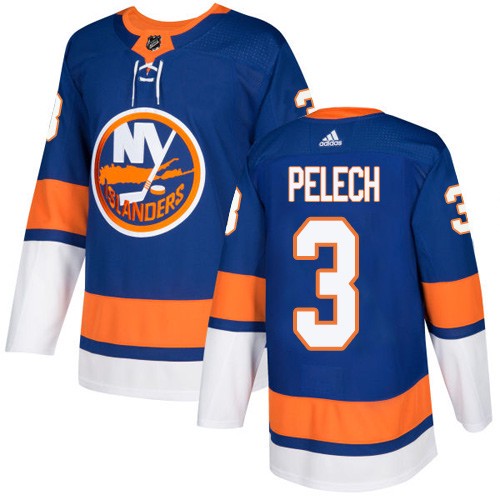 Personalized New York Islanders #3 Adam Pelech Royal Blue Home Authentic Stitched NHL Jersey
