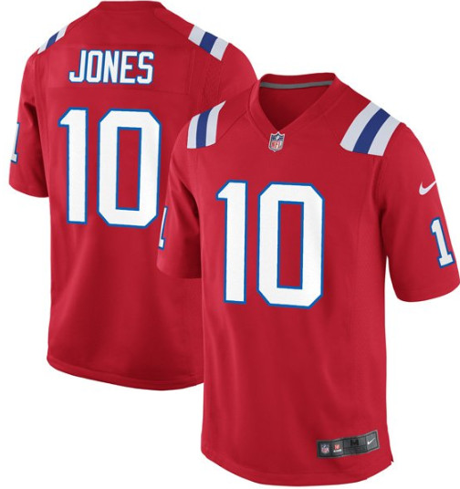 Personalized Men New England Patriots #10 Mac Jones Red 2021 Draft Jersey
