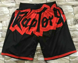 Personalized Men’s Toronto Raptors Black Big Face Mitchell Ness Hardwood Classics Soul Swingman Throwback Shorts