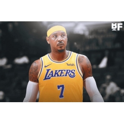 Personalized Men Los Angeles Lakers Cameron Anthony 7 Yellow Edition NBA Jersey