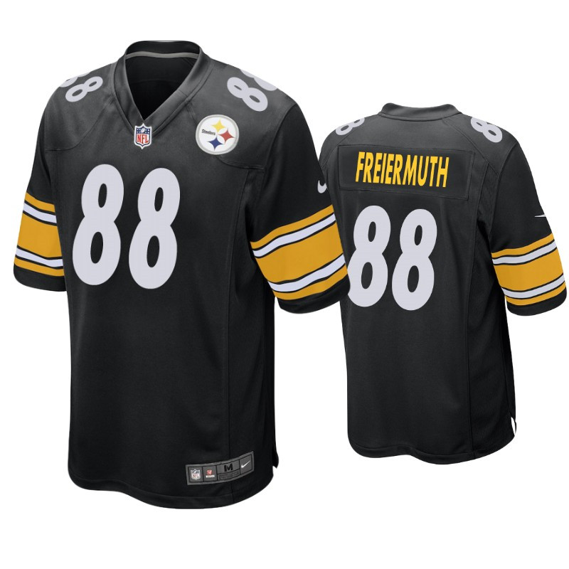 Personalized Men’s Steelers #88 Pat Freiermuth Black Limited Jersey