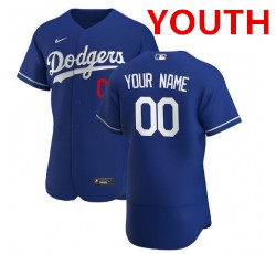 Personalized Youth los angeles dodgers blue flex base jersey