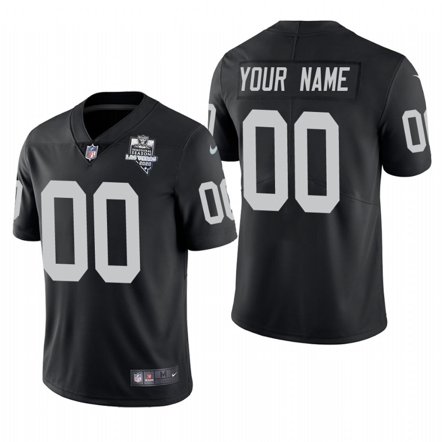 Personalized Las Vegas Raiders Men’s 2020 Inaugural Season Limited NFL Jersey Black