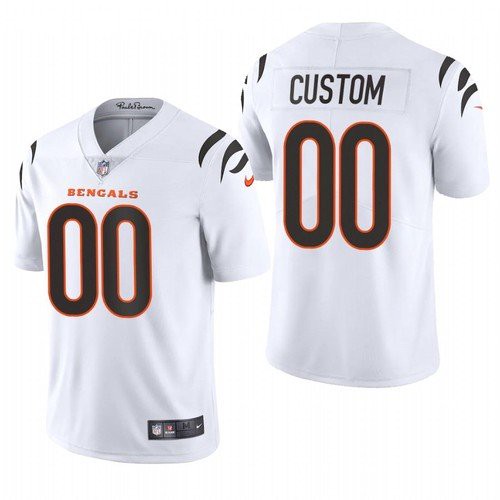 Personalized Men’s Cincinnati Bengalsized 2021 White Untouchable Limited Stitched Jersey