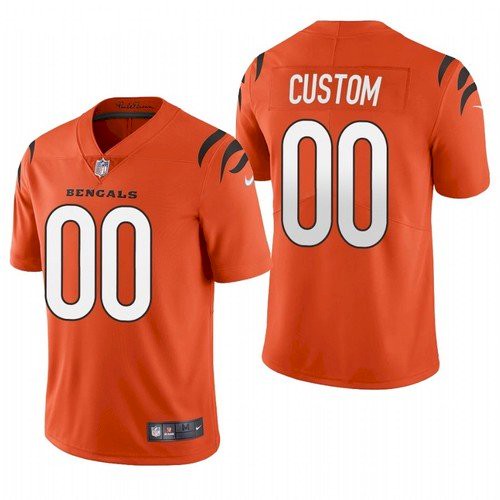 Personalized Men’s Cincinnati Bengalsized 2021 New Orange Untouchable Limited Stitched Jersey