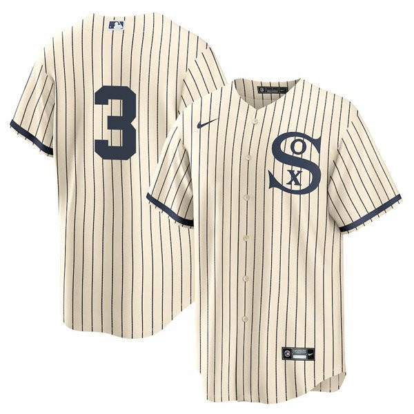 Personalized Men’s Chicago White Sox Field of Dreams #3 Harold Baines Cool Base Jersey