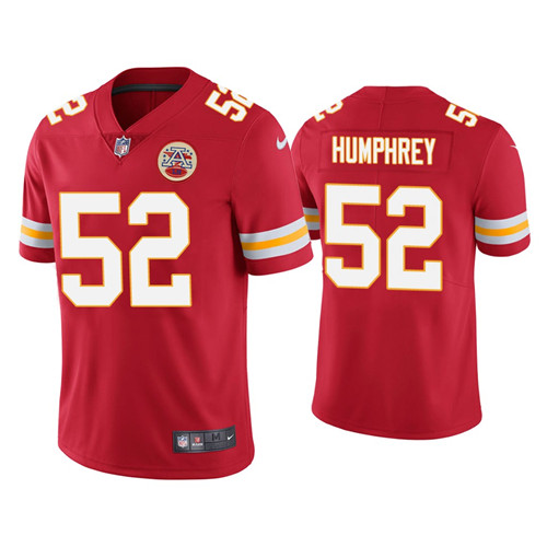 Personalized Men’s Chiefs #52 Creed Humphrey Limited Red Jersey
