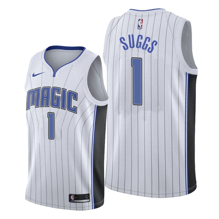 Personalized Orlando Magic #1 Jalen Suggs 2018-19 Association Edition White NBA Jersey