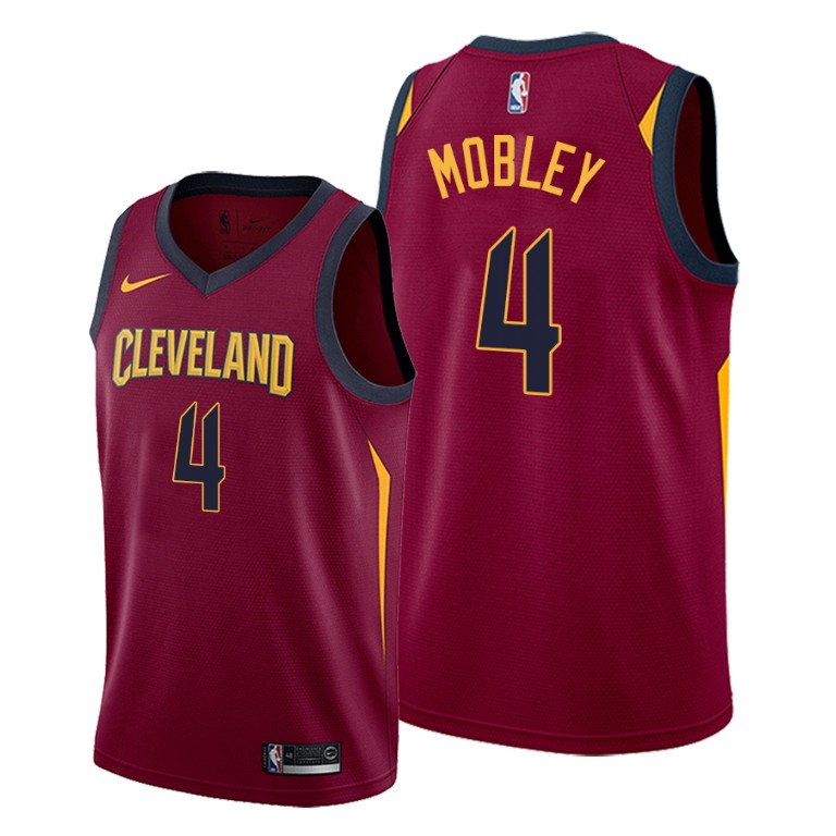 Personalized Cleveland Cavaliers #4 Evan Mobley Red Jersey