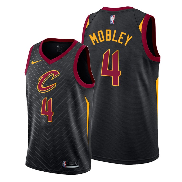 Personalized Cleveland Cavaliers #4 Evan Mobley Black Jersey