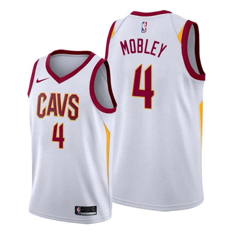 Personalized Cleveland Cavaliers #4 Evan Mobley White Jersey