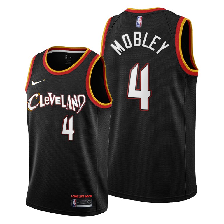 Personalized Cleveland Cavaliers #4 Evan Mobley Black Jerseys