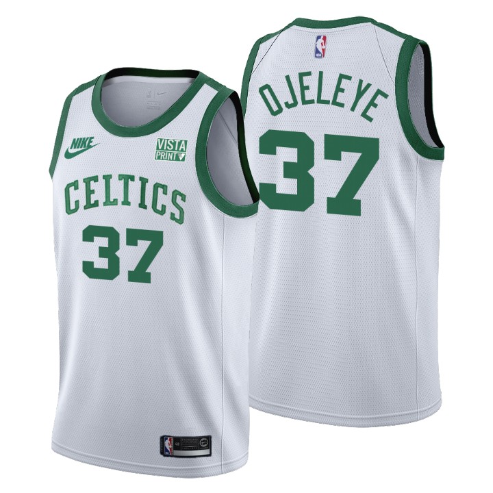 Personalized Boston Celtics #37 Semi Ojeleye Men’s Releases Classic Edition NBA 75th Anniversary Jersey White
