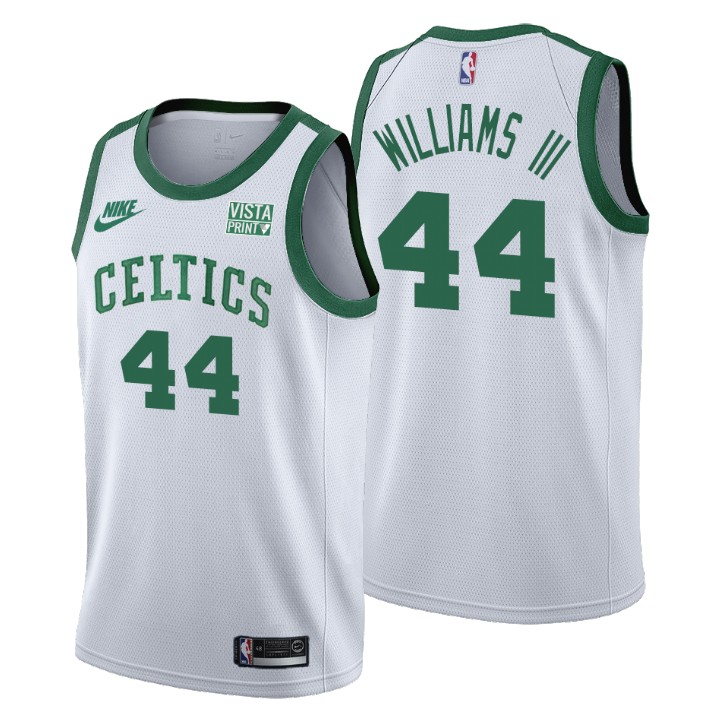 Personalized Boston Celtics #44 Robert Williams III Men’s Releases Classic Edition NBA 75th Anniversary Jersey White