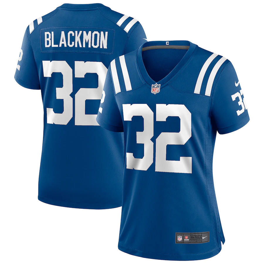 Personalized Women’s Colts #32 Julian Blackmon Royal Limited Jersey