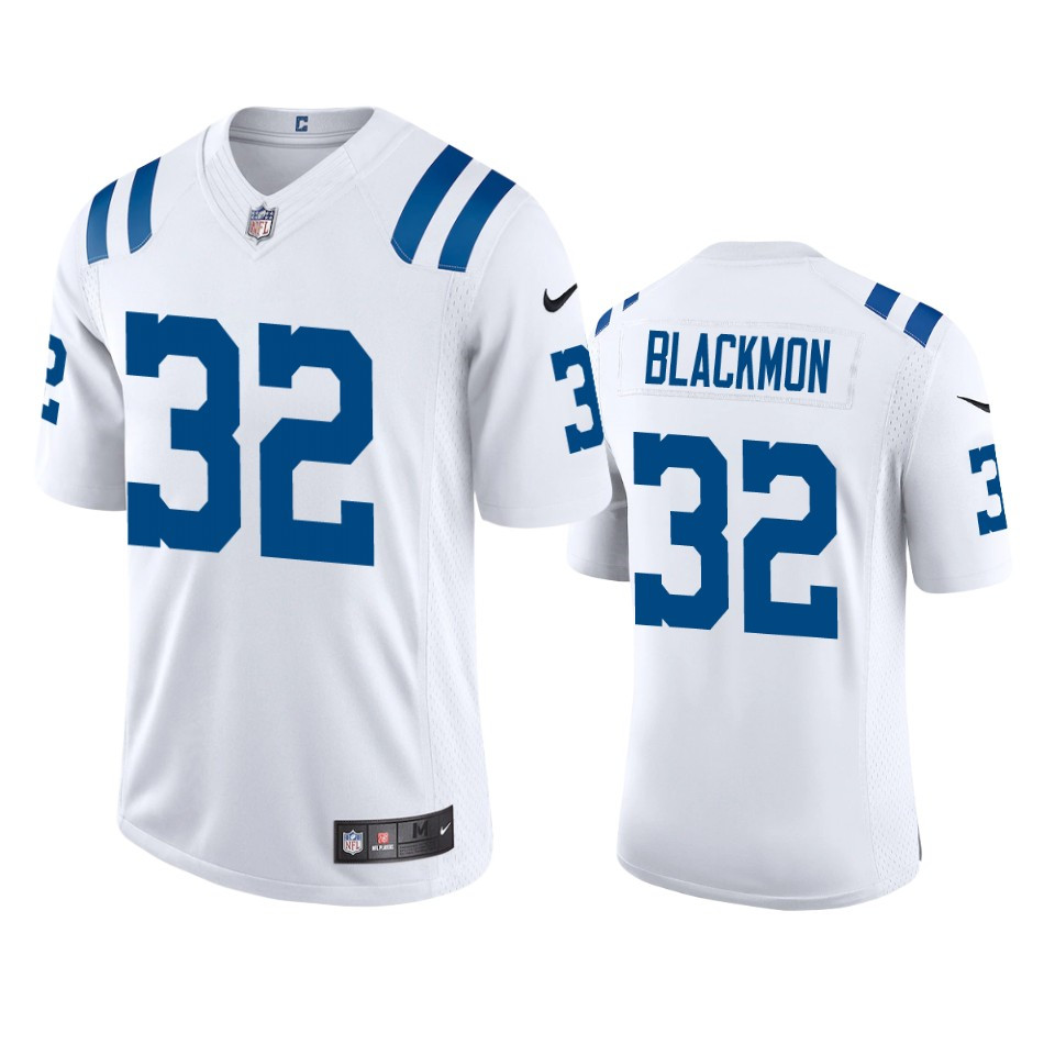 Personalized Men’s Colts #32 Julian Blackmon White Limited Jersey