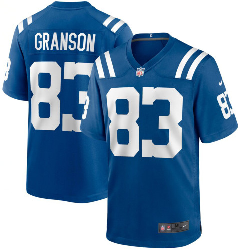 Personalized Men’s Indianapolis #83 Colts Kylen Granson Blue Limited Jersey