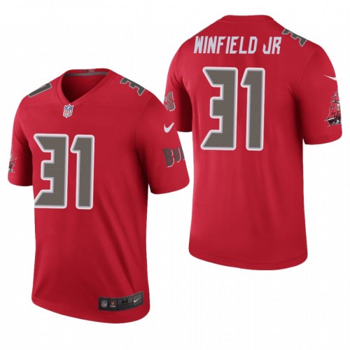 Personalized Men’s Tampa Bay Buccaneers #31 Antoine Winfield Jr Color Rush Red Jersey