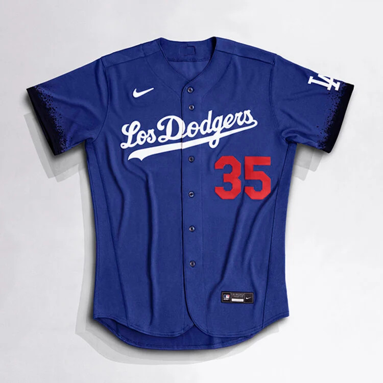 Personalized Men’s Los Angeles Dodgers MLB City Connect #35 Cody Bellinger Jersey
