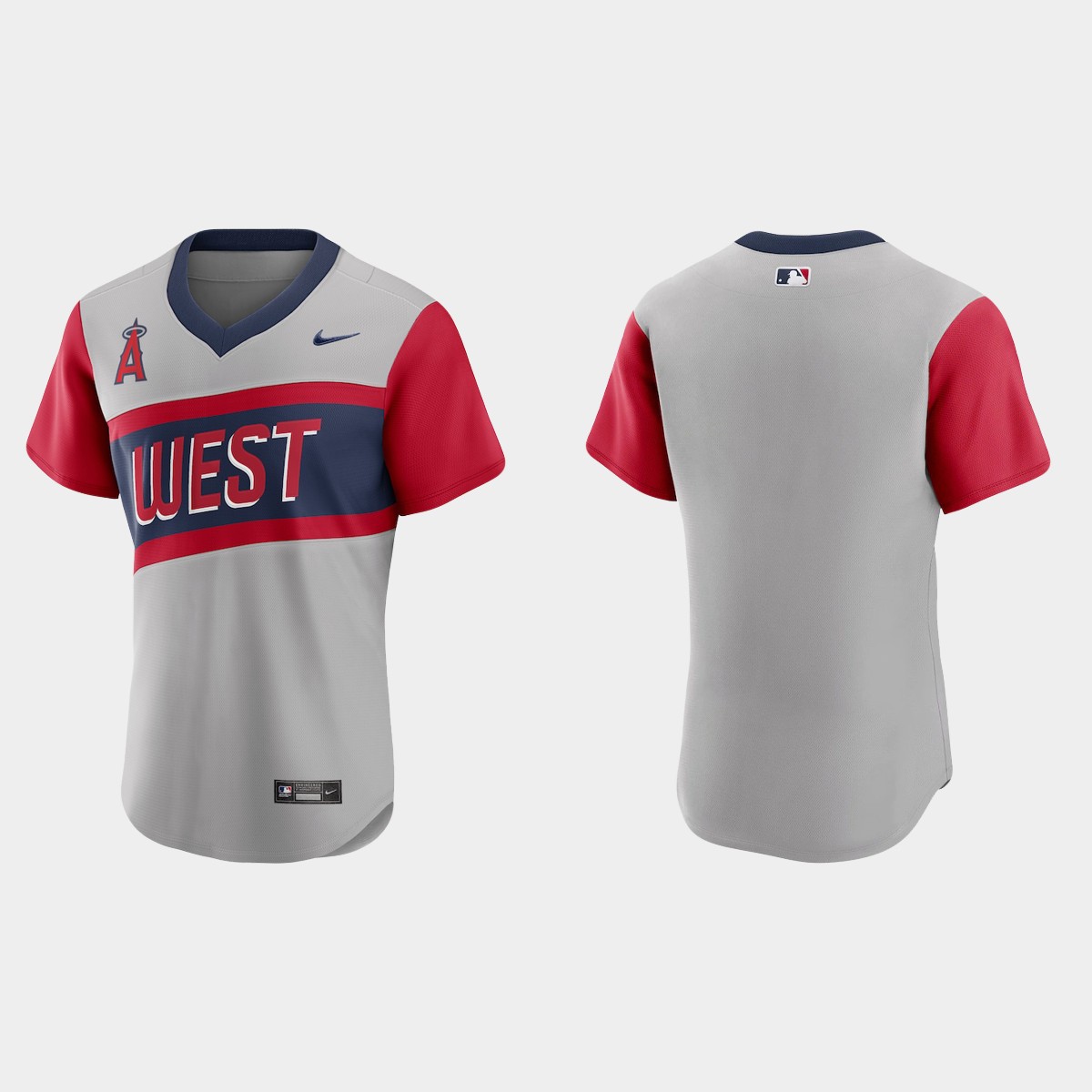 Personalized Los Angeles Angels Men’s Gray 2021 Little League Classic Authentic MLB Jersey