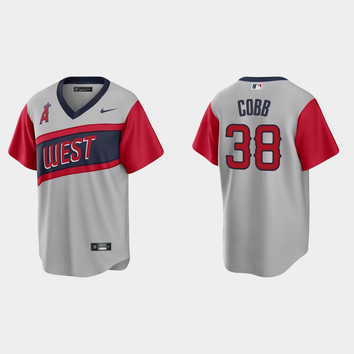 Personalized Los Angeles Angels #38 Alex Cobb Men’s Gray 2021 Little League Classic Game MLB Jersey