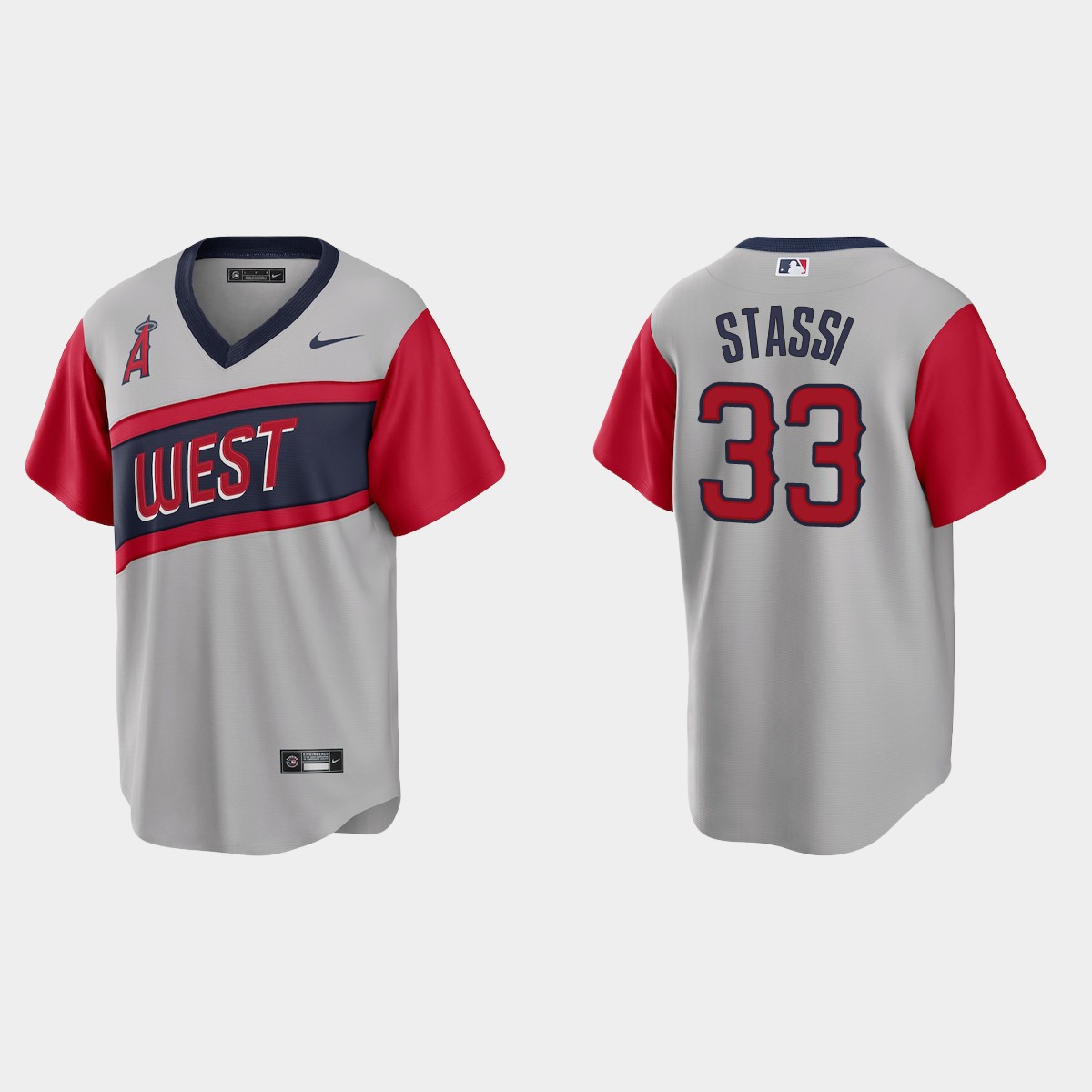 Personalized Los Angeles Angels #33 Max Stassi Men’s Gray 2021 Little League Classic Game MLB Jersey