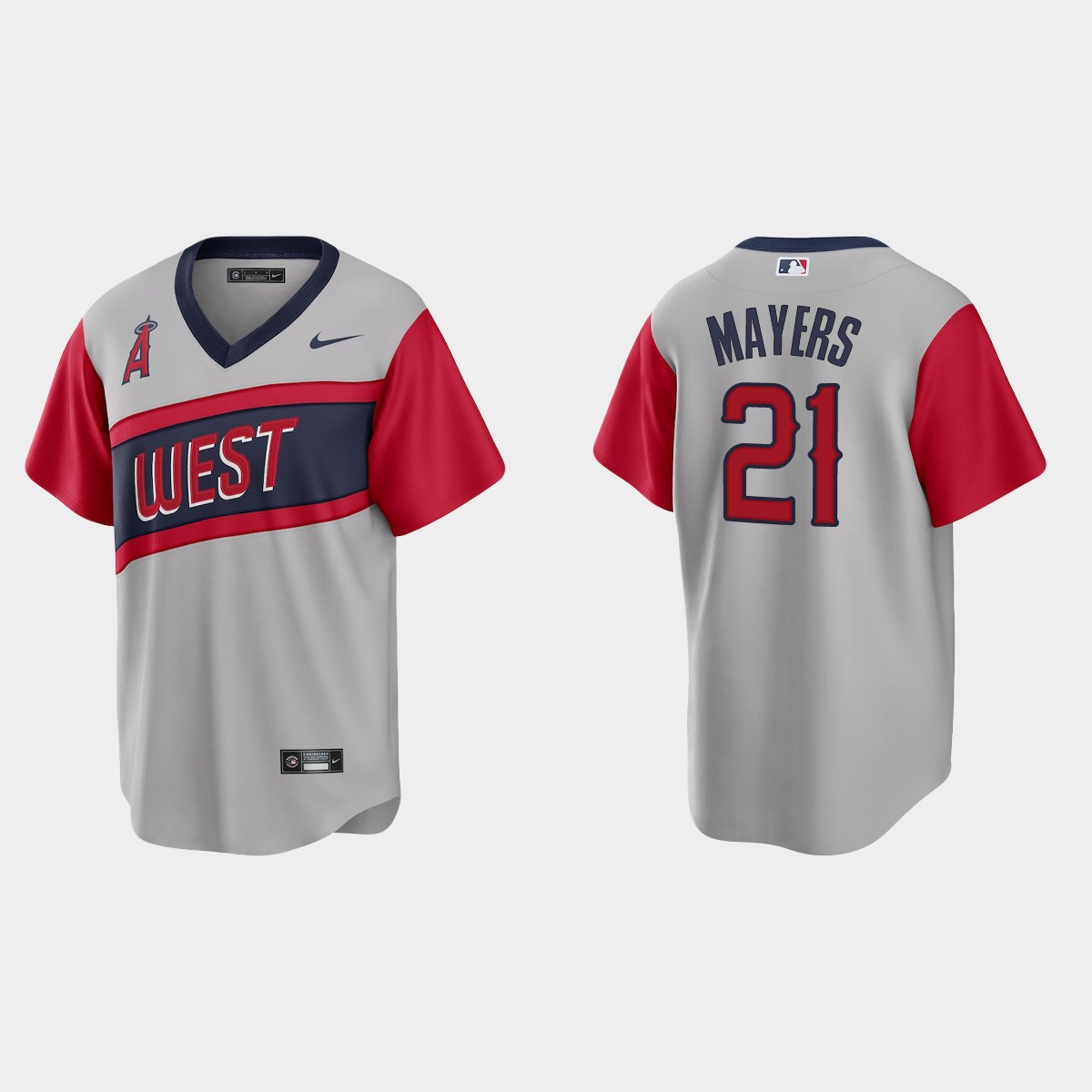 Personalized Los Angeles Angels #21 Mike Mayers Men’s Gray 2021 Little League Classic Game MLB Jersey