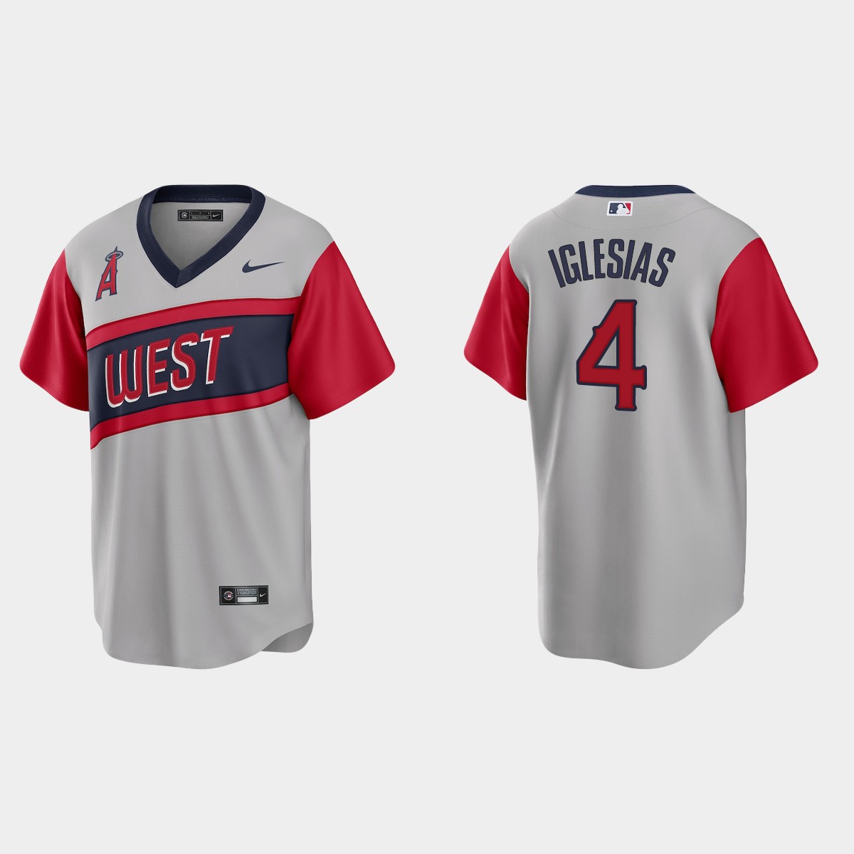 Personalized Los Angeles Angels #4 Jose Iglesias Men’s Gray 2021 Little League Classic Game MLB Jersey