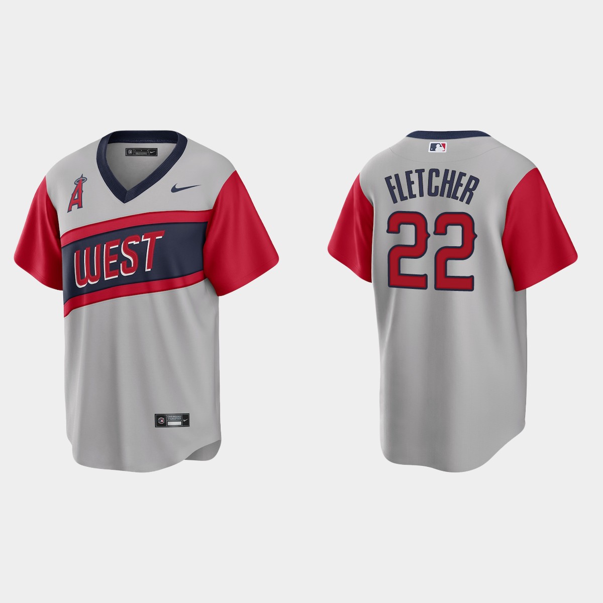 Personalized Los Angeles Angels #22 David Fletcher Men’s Gray 2021 Little League Classic Game MLB Jersey