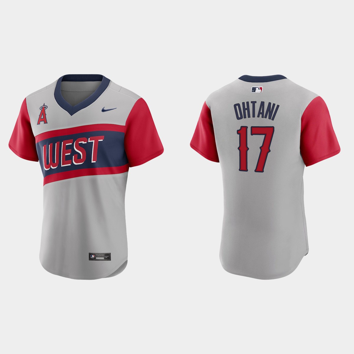 Personalized Los Angeles Angels #17 Shohei Ohtani Men’s Gray 2021 Little League Classic Authentic MLB Jersey