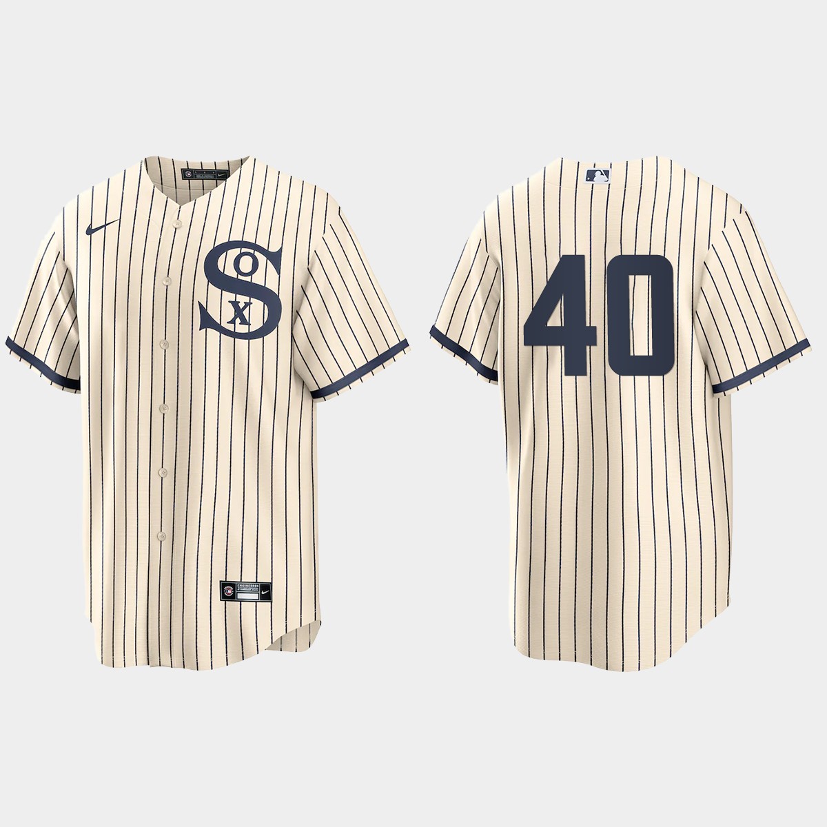 Personalized Chicago White Sox #40 Reynaldo Lopez Men’s White 2021 Field of Dreams Game MLB Jersey