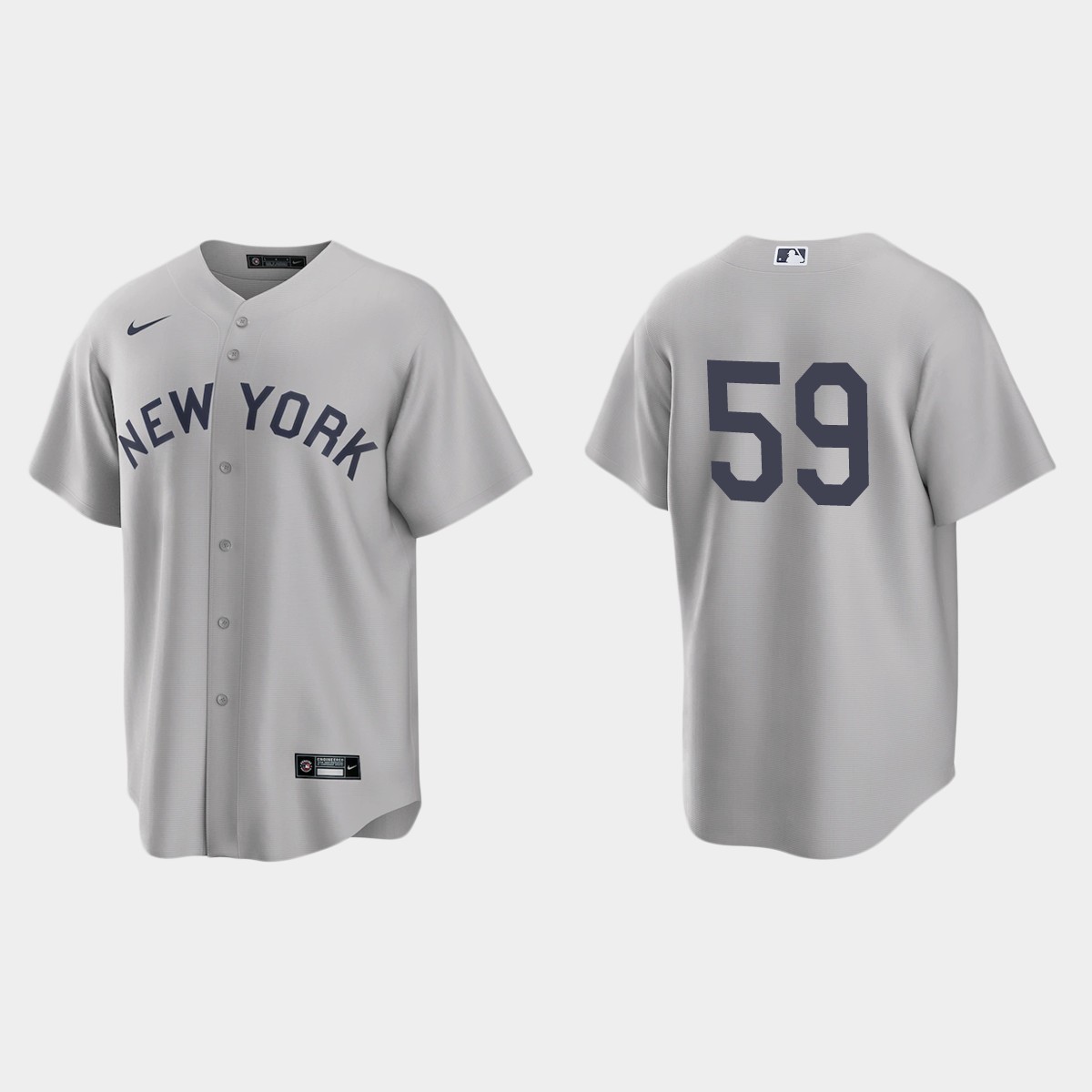 Personalized New York Yankees #59 Luke Voit Men’s Gray 2021 Field of Dreams Game MLB Jersey