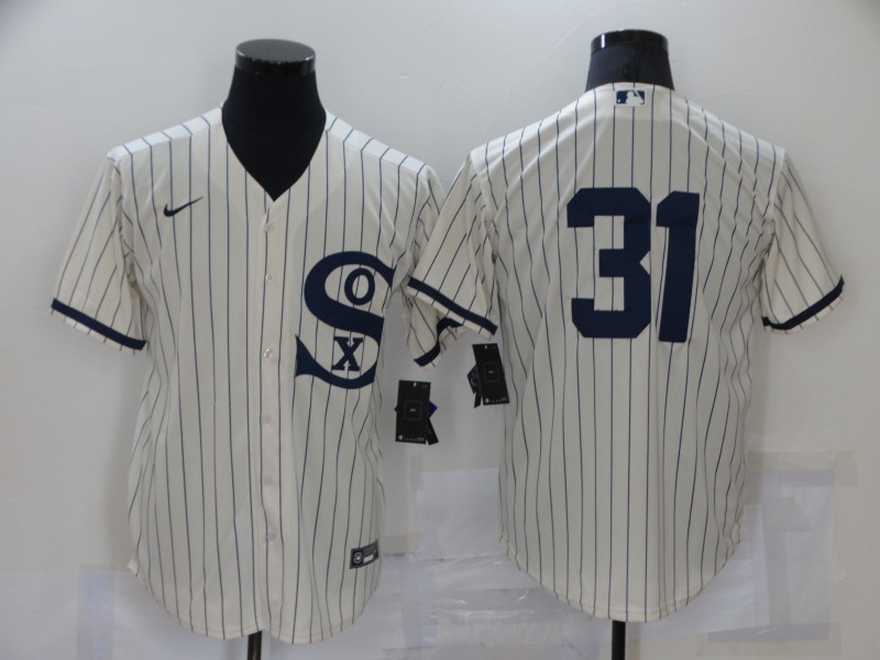 Personalized Men’s Chicago White Sox #31 Liam Hendriks 2021 Cream Field of Dreams Cool Base Stitched Jersey