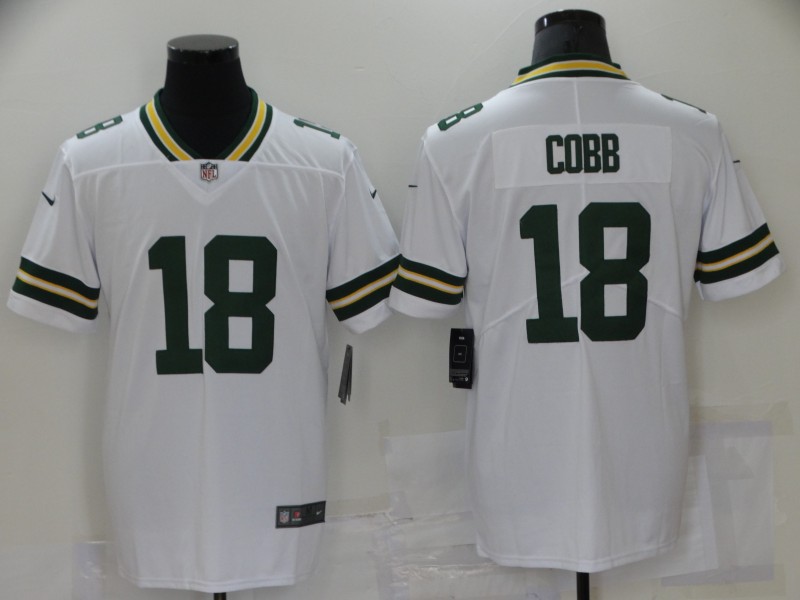 Personalized Packers 18 Randall Cobb White Untouchable Limited Jersey