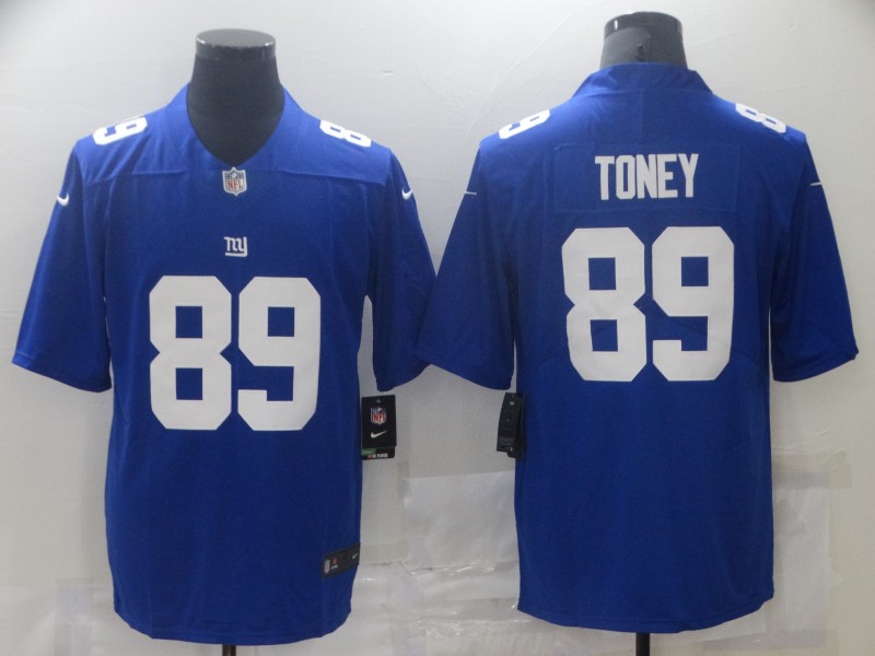 Personalized Giants 89 Kadarius Toney Royal Untouchable Limited Jersey
