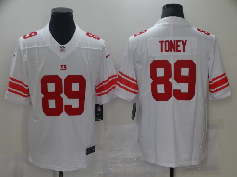 Personalized Giants 89 Kadarius Toney White Untouchable Limited Jersey