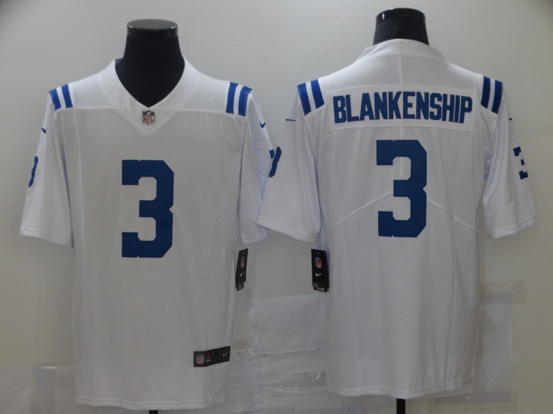 Personalized Colts 3 Rodrigo Blankenship White Untouchable Limited Jersey