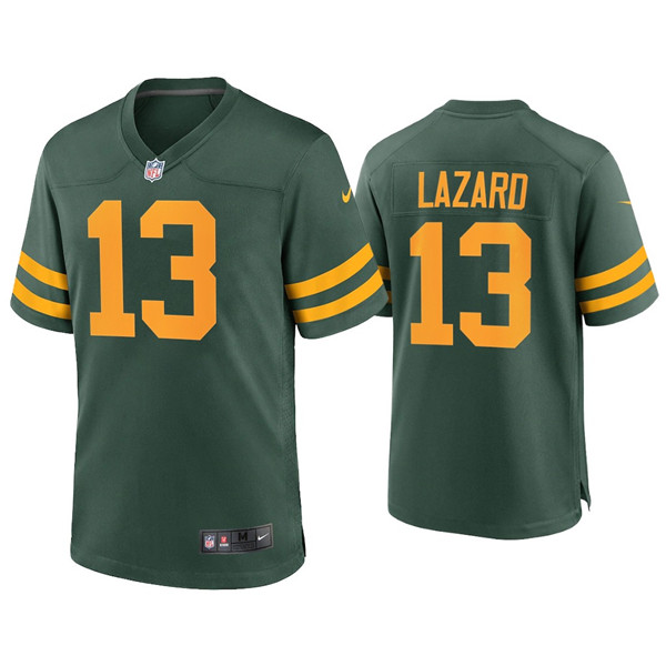 Personalized Men’s Packers #13 Allen Lazard Alternate Limited Green Jersey
